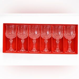 Longchamp Crystal Wine Glasses - Set of 6